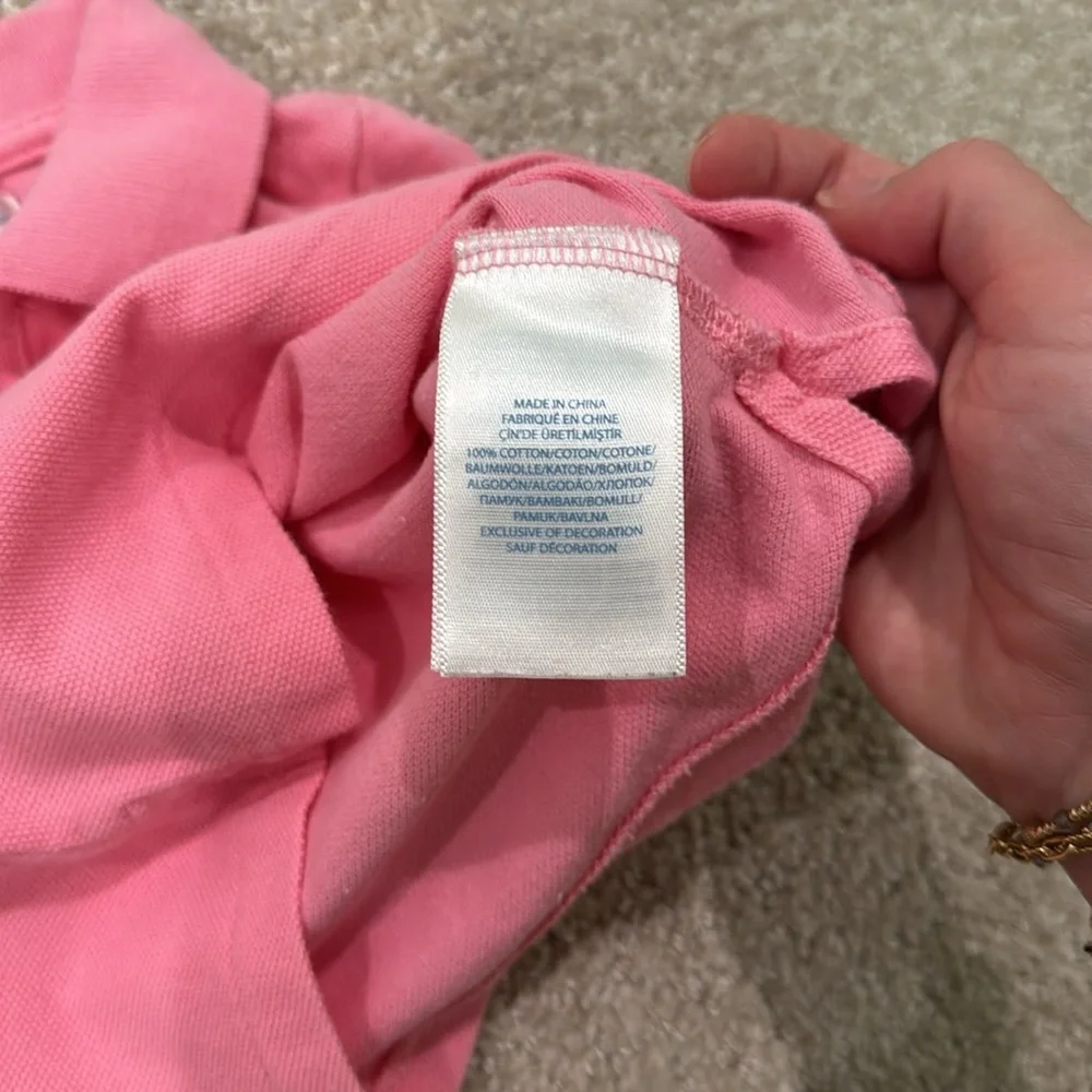 Ralph Lauren Pink Baby Polo